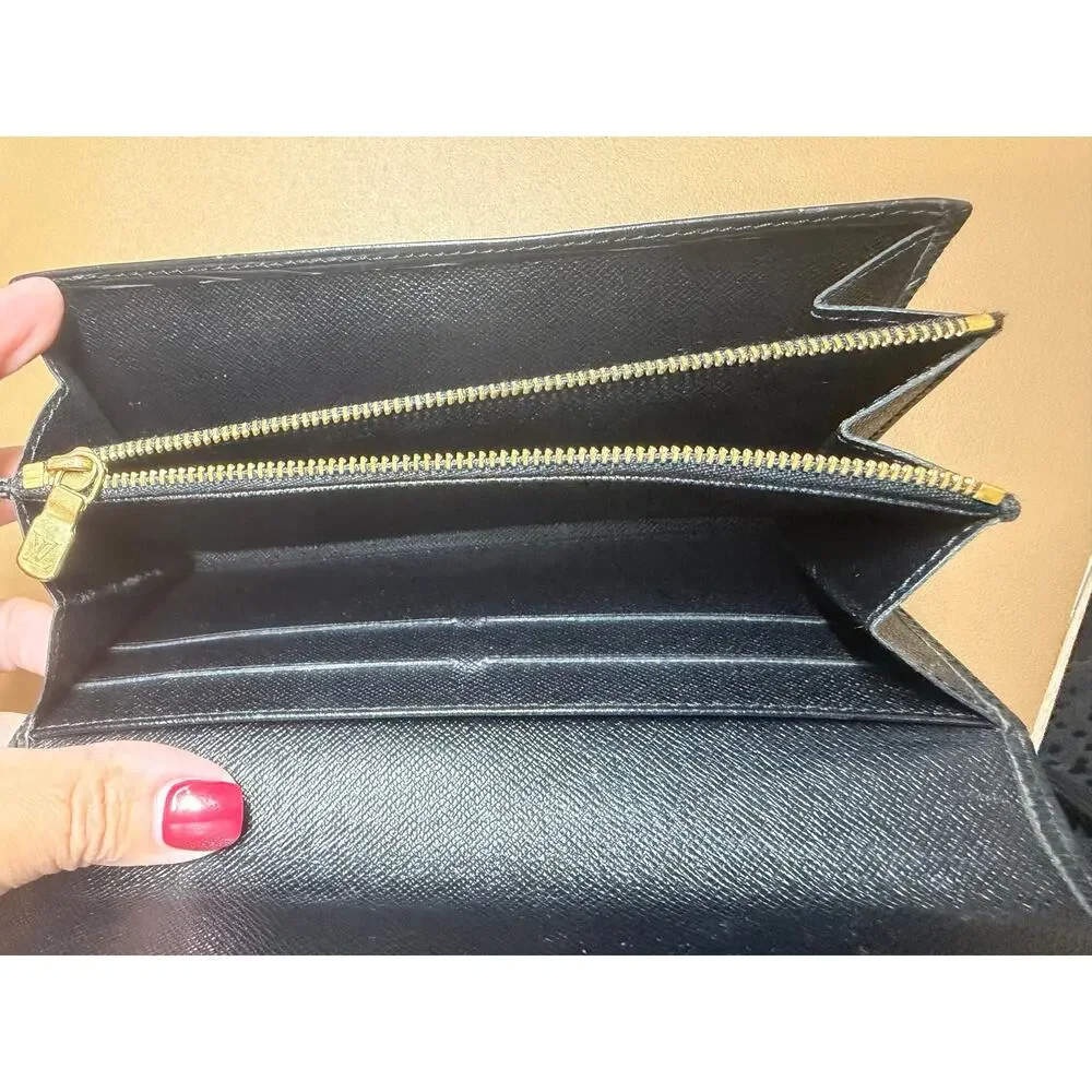Louis Vuitton Epi Leather Sarah Wallet Black – COA & Dust Bag | Made in Spain - Picture 7 of 12